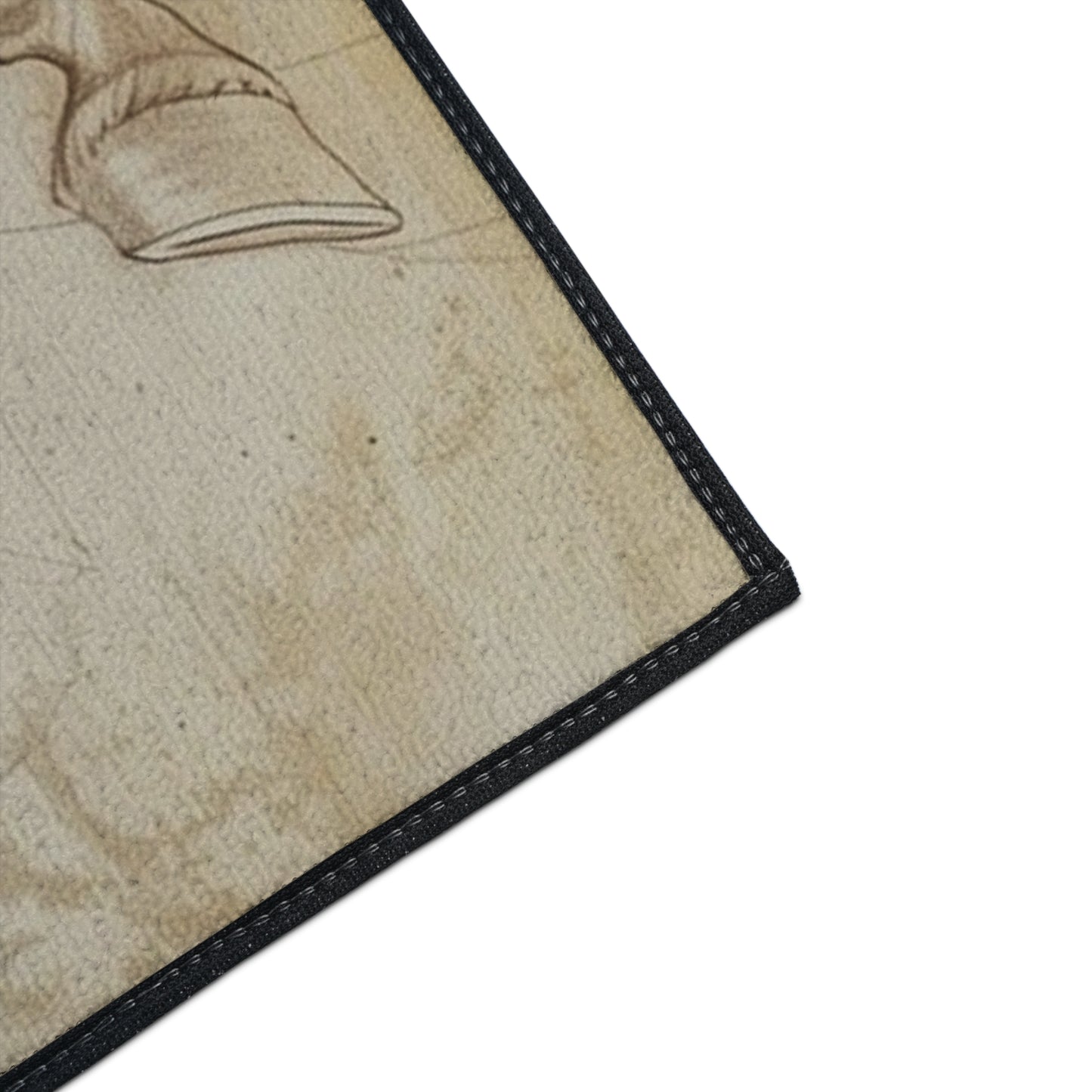 Galloping Horses Heavy Duty Floor Mat — Rustic Equestrian Rug for Entryway, Stable, Garage