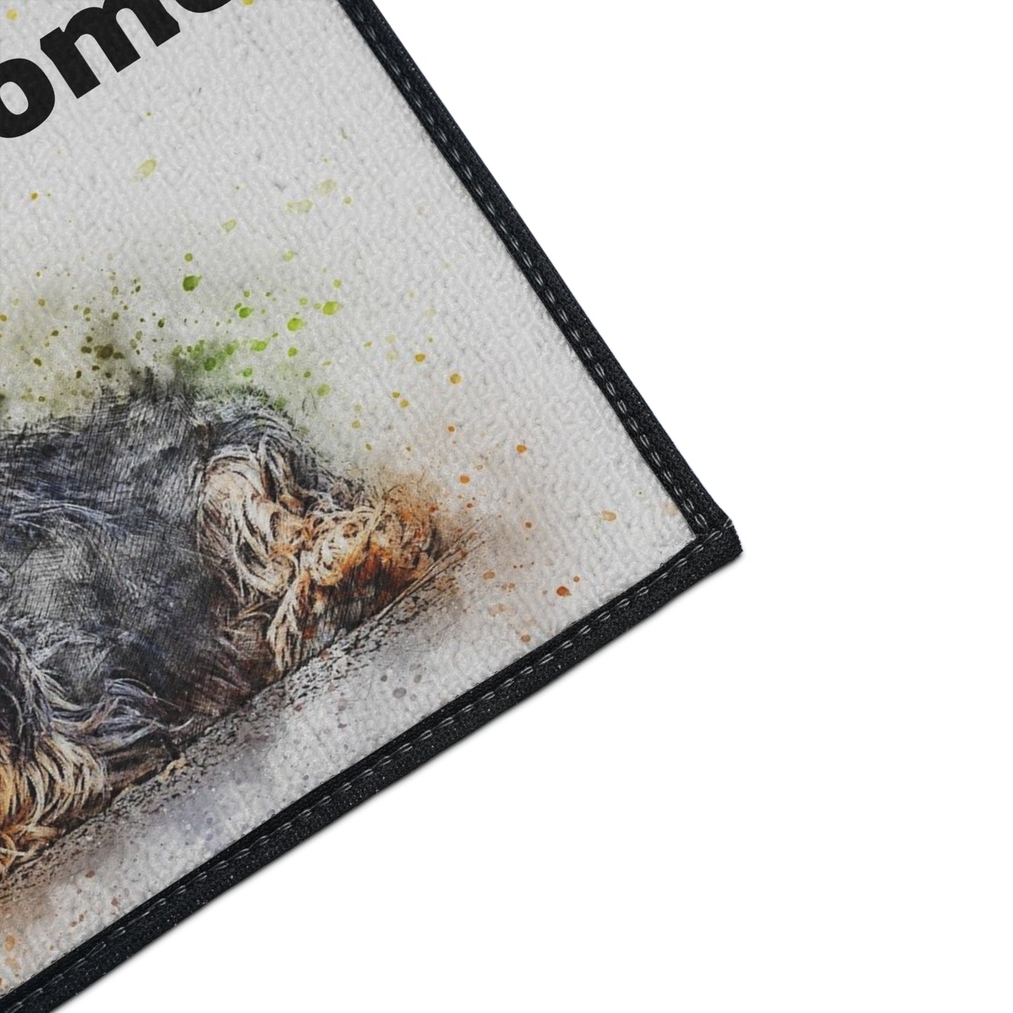 Yorkshire Terrier Welcome Floor Mat — Heavy Duty Non-Slip Doormat