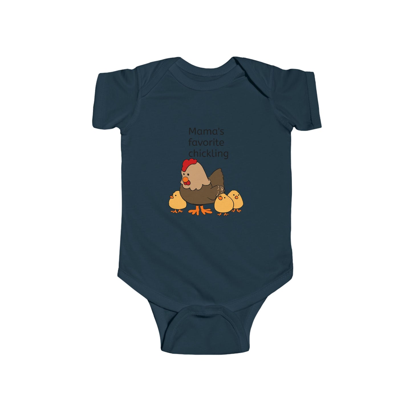 Mama Favorite Chickling Infant Bodysuit, Baby Shower Gift, Cute Baby Outfit