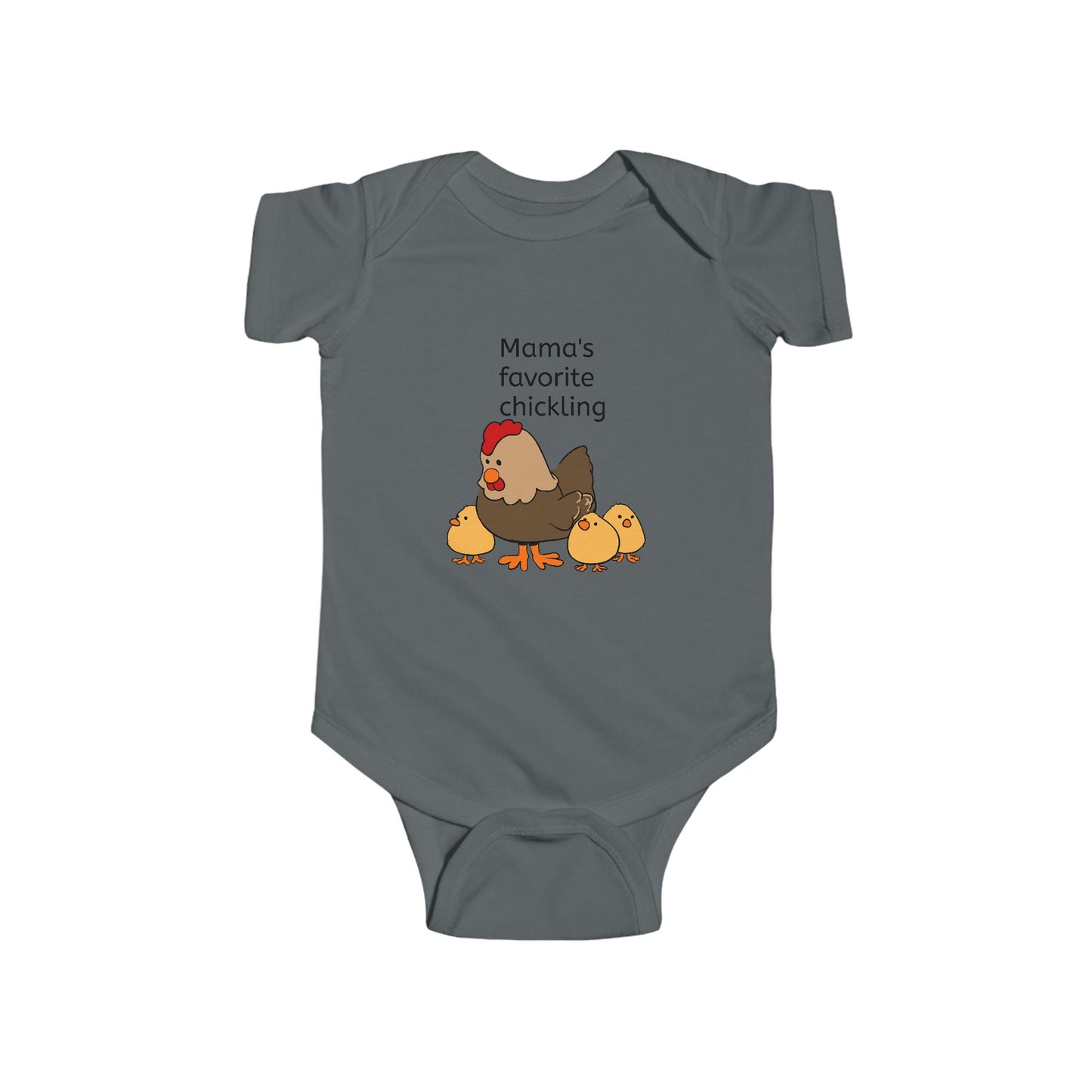 Mama Favorite Chickling Infant Bodysuit, Baby Shower Gift, Cute Baby Outfit