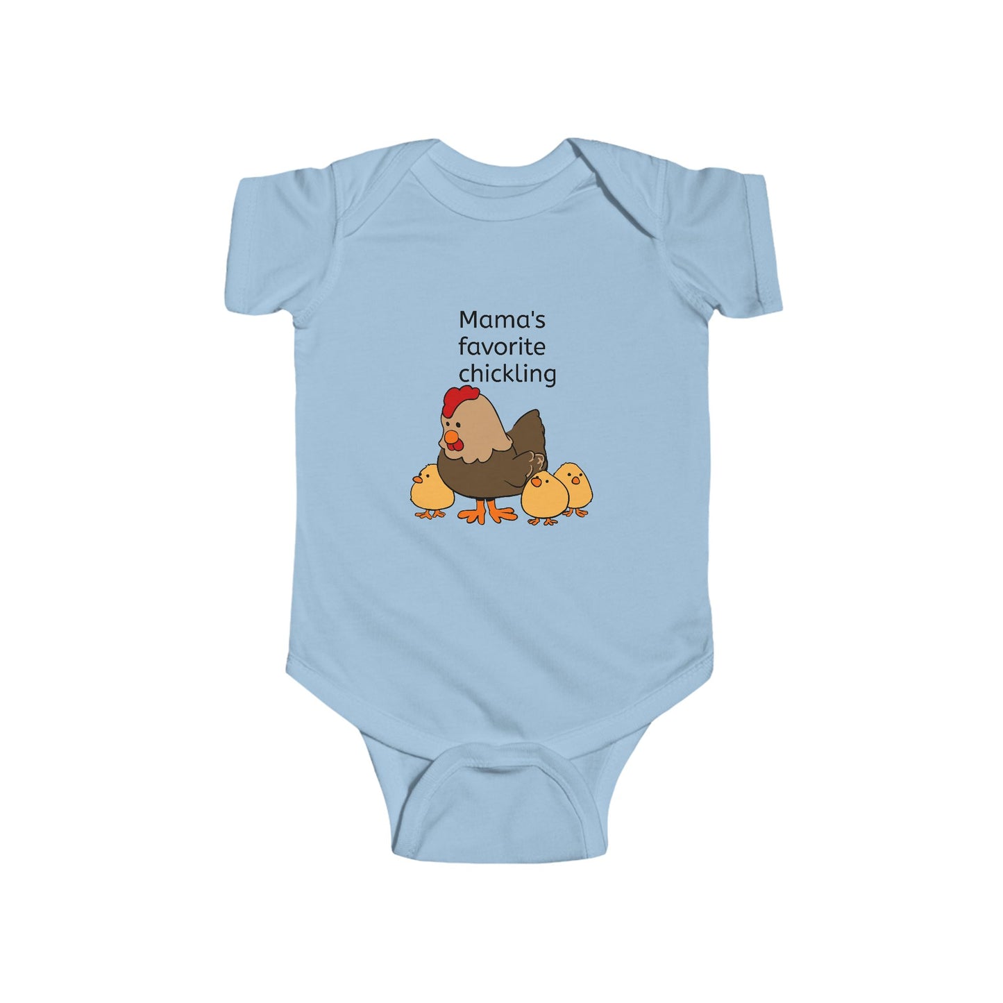 Mama Favorite Chickling Infant Bodysuit, Baby Shower Gift, Cute Baby Outfit