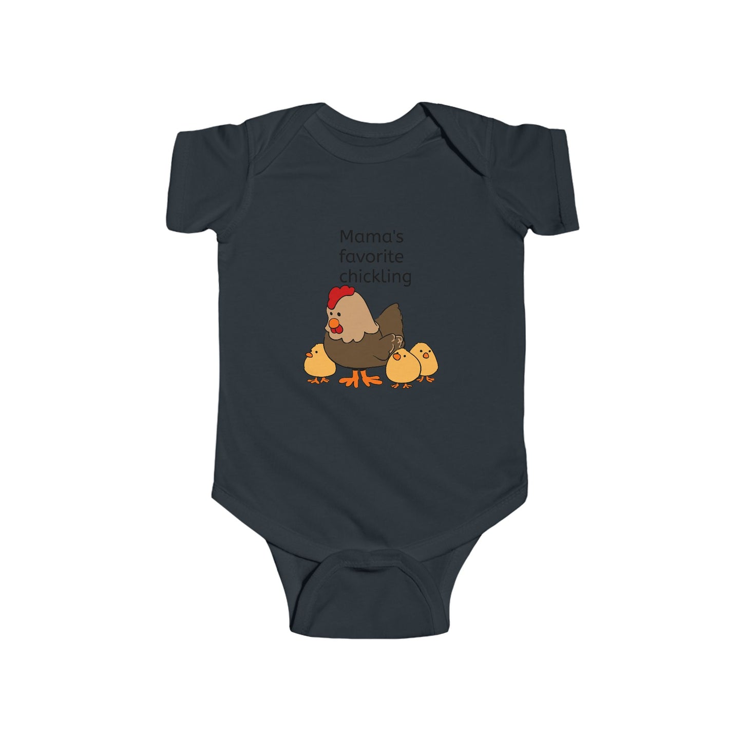 Mama Favorite Chickling Infant Bodysuit, Baby Shower Gift, Cute Baby Outfit