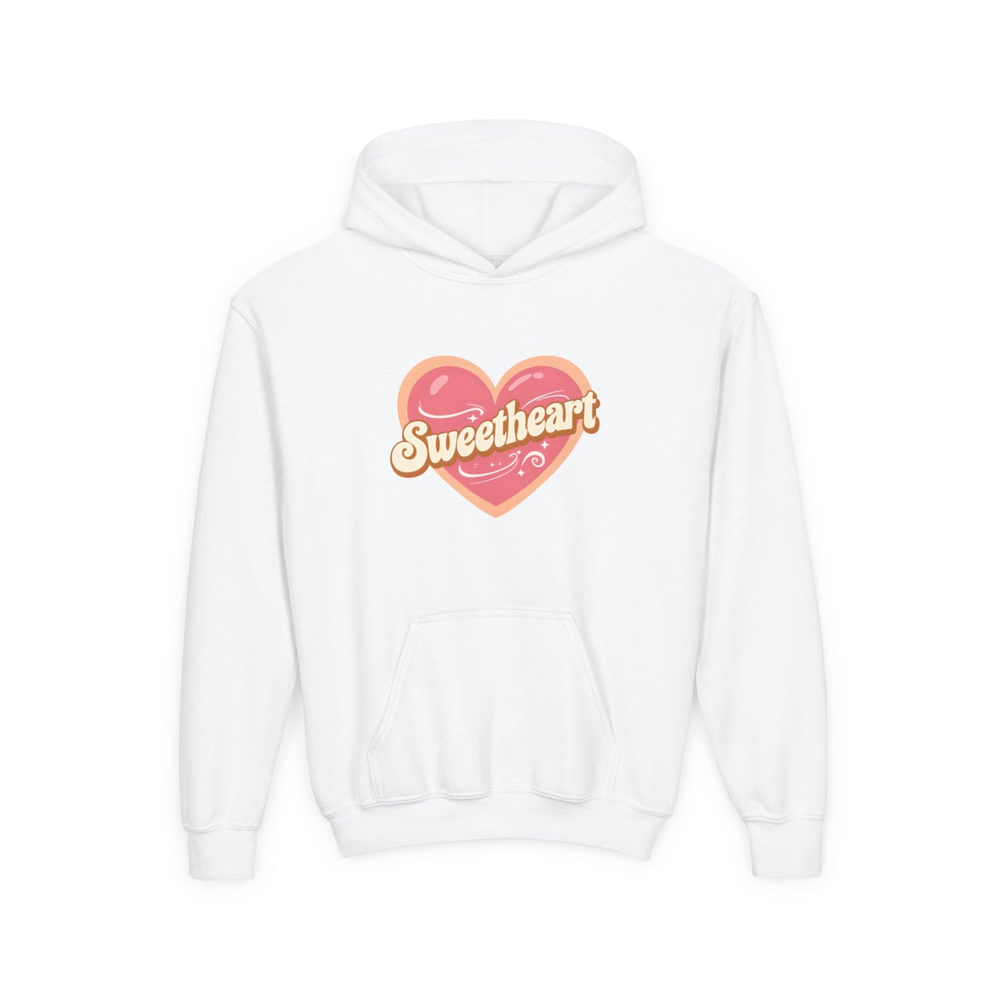 Sweetheart Heart Graphic Hoodie | Youth sweatshirt