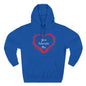 Heart Splash Hoodie — "Love Tolerate Me" Graphic Pullover