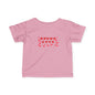 Infant Tee — Red Heart Pattern Baby Shirt (Valentine’s Day)