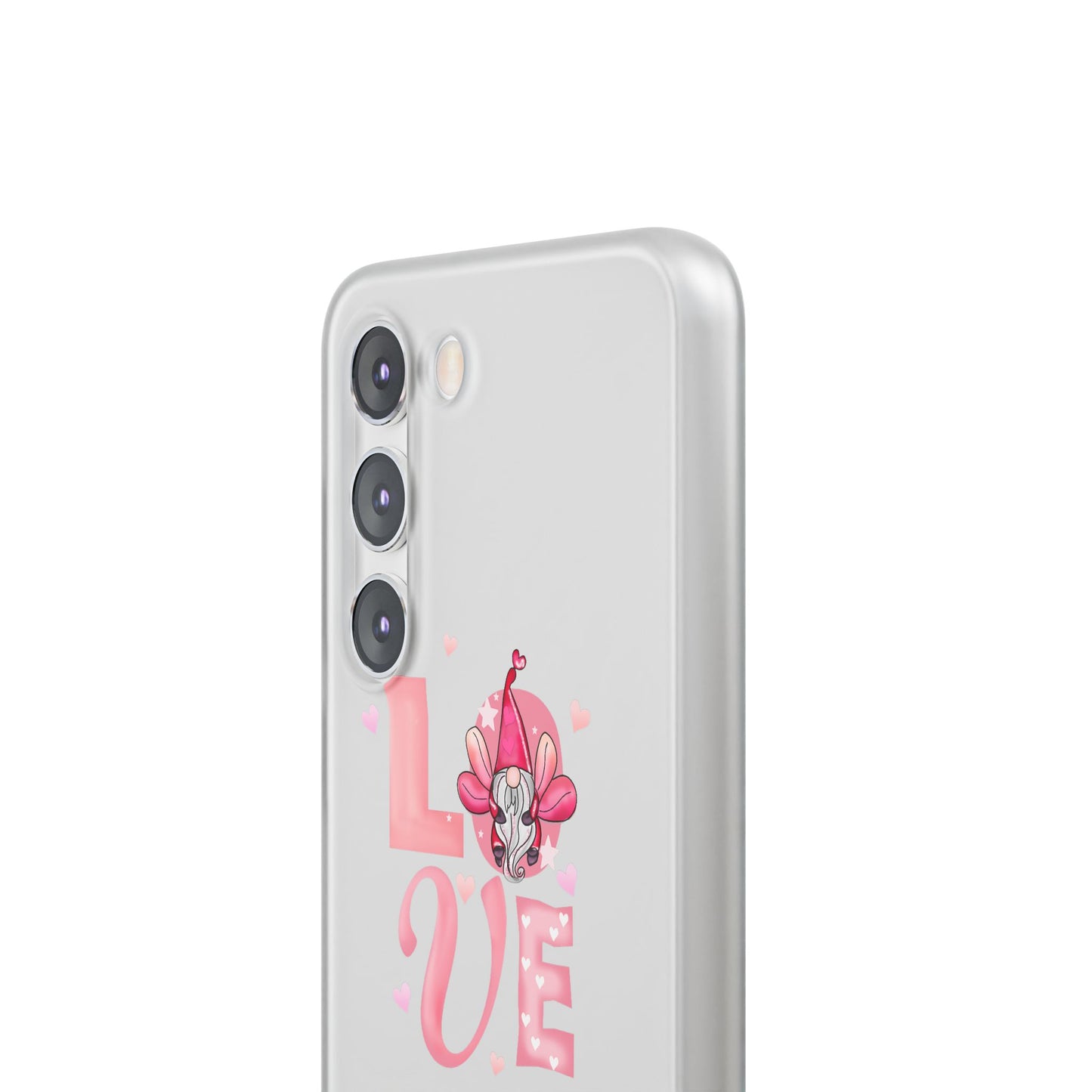 Love Gnome Phone Case — Cute Pink Valentine Flexi Case