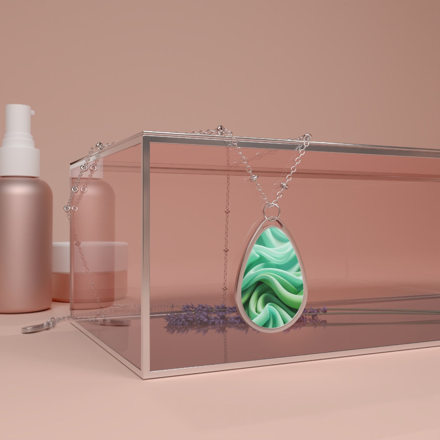 Elegant Oval Necklace, Minimalist Jewelry, Teardrop Pendant, Everyday Wear, Gift for Her, Birthday Jewelry, Special Occasion