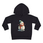 Cozy Snowman Toddler Pullover Fleece Hoodie - Winter Apparel, Cute Gift for Kids, Holiday Wear, Soft Hoodie for Toddlers, Christmas Outfit