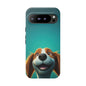 Happy Dog Phone Case — Cute Cartoon Puppy Protective Phone Cover
