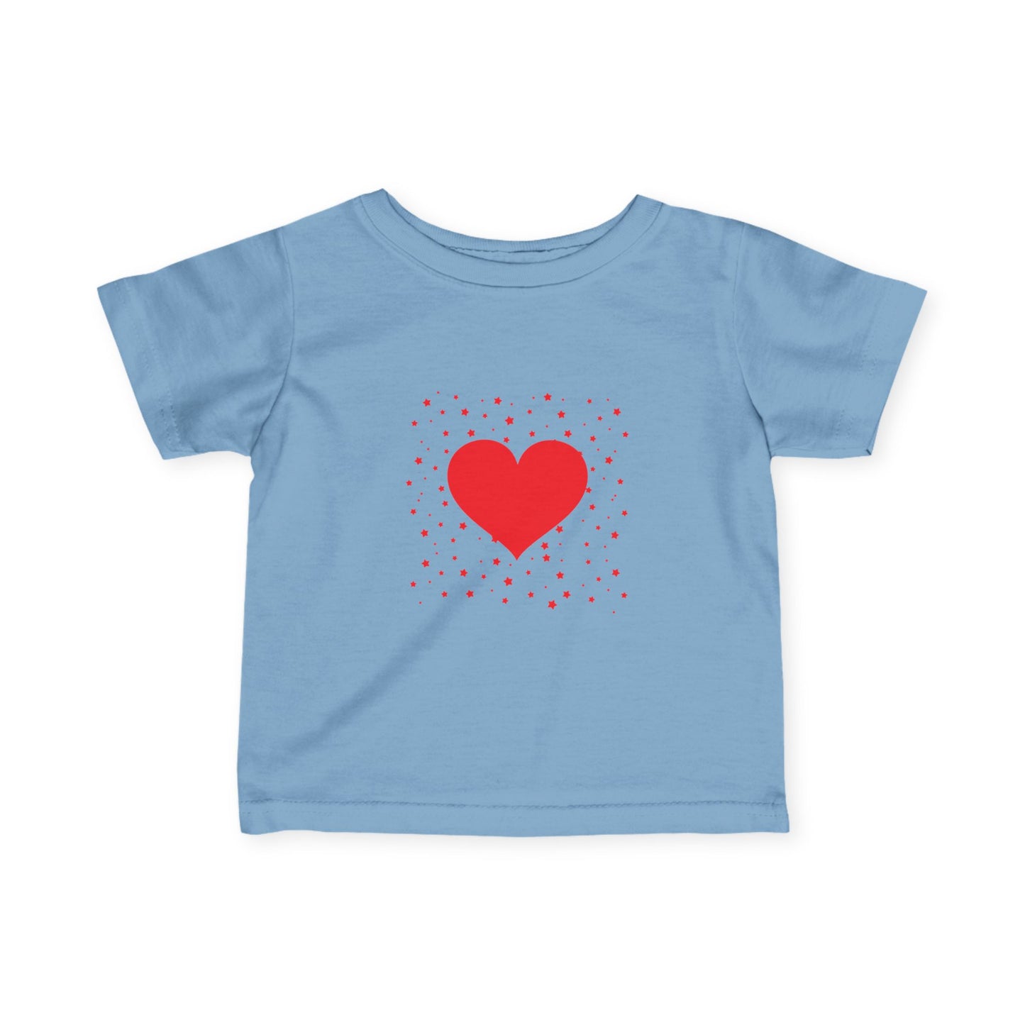 Infant Tee – Red Heart Confetti Baby Shirt