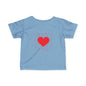 Infant Tee – Red Heart Confetti Baby Shirt