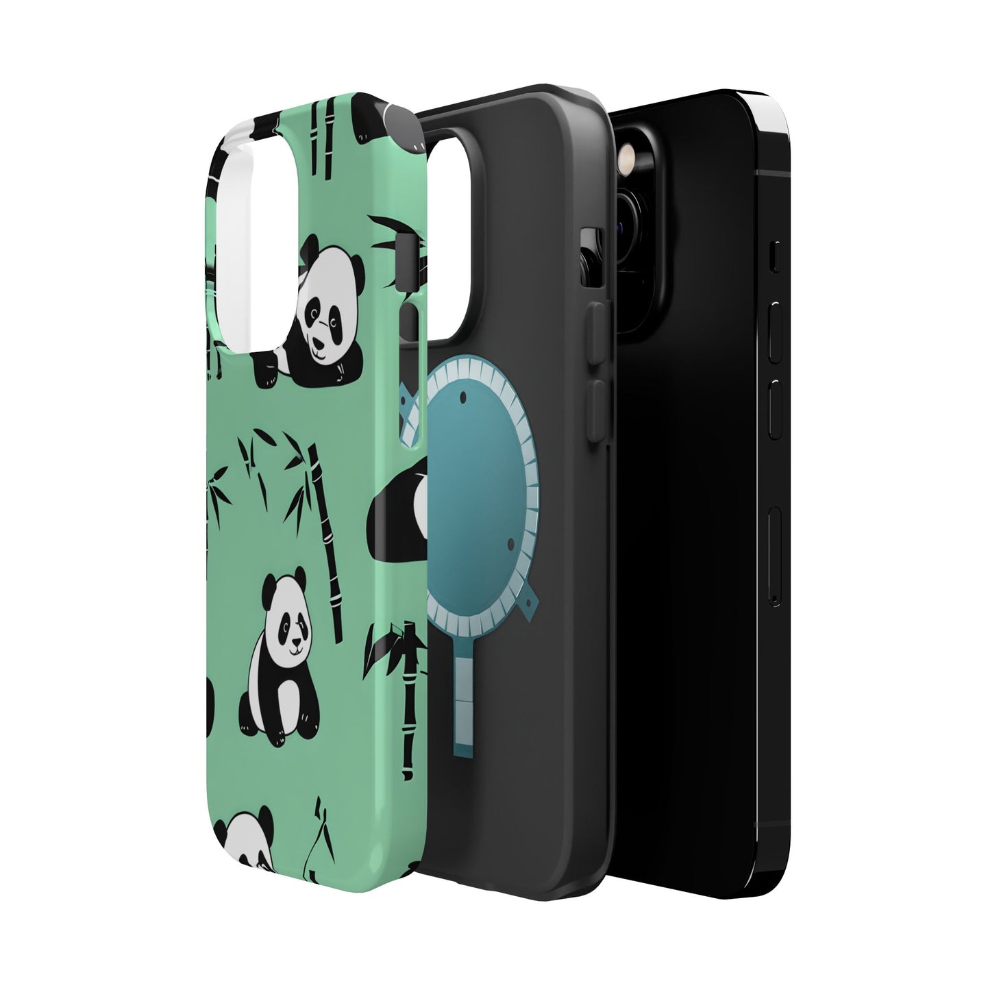 Panda Bamboo Magnetic Impact-Resistant Phone Case
