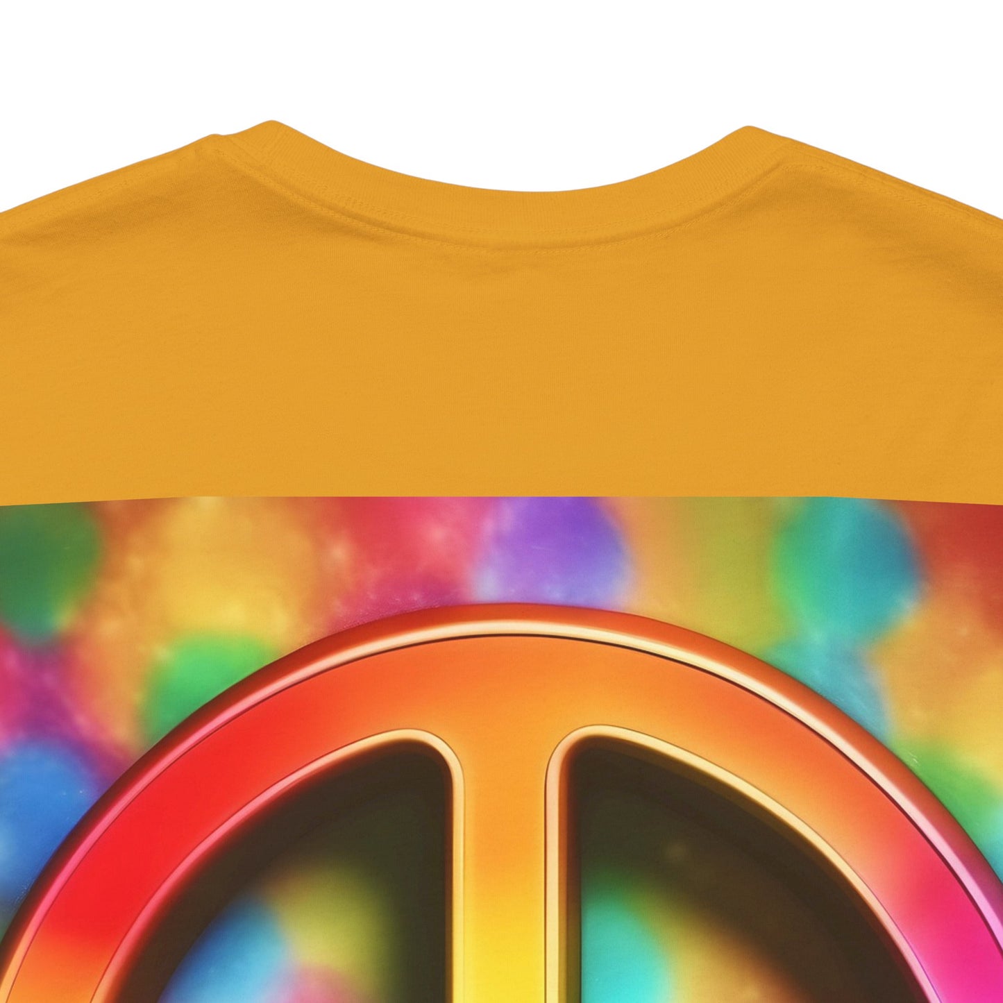Peace Sign Tie-Dye Tee — Rainbow Hippie Peace Symbol T-Shirt