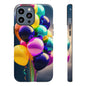 Colorful Balloon Tough Phone Case — Vibrant Party Balloons Protective Cover