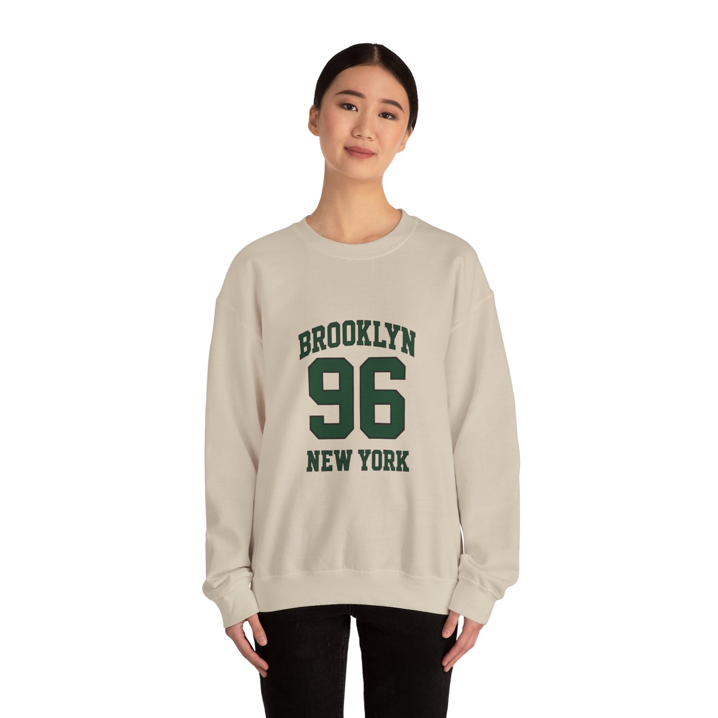 Crewneck Sweatshirt - Brooklyn 96 New York Vintage Athletic Pullover