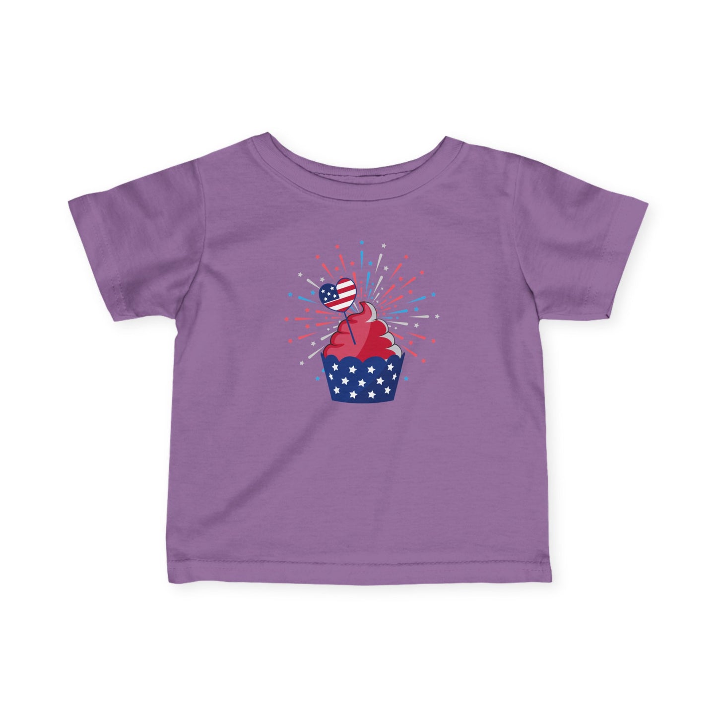 Patriotic Infant Tee with Cupcake Design, Baby Independence Day Outfit, 4th of July Celebration Shirt, Cute Toddler Tee, Summer Party [...]