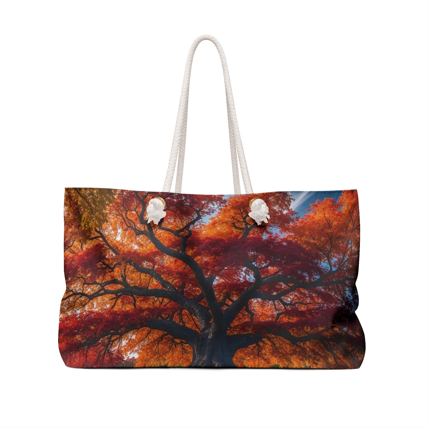 Autumn Canopy Weekender Bag — Fall Tree Travel Tote