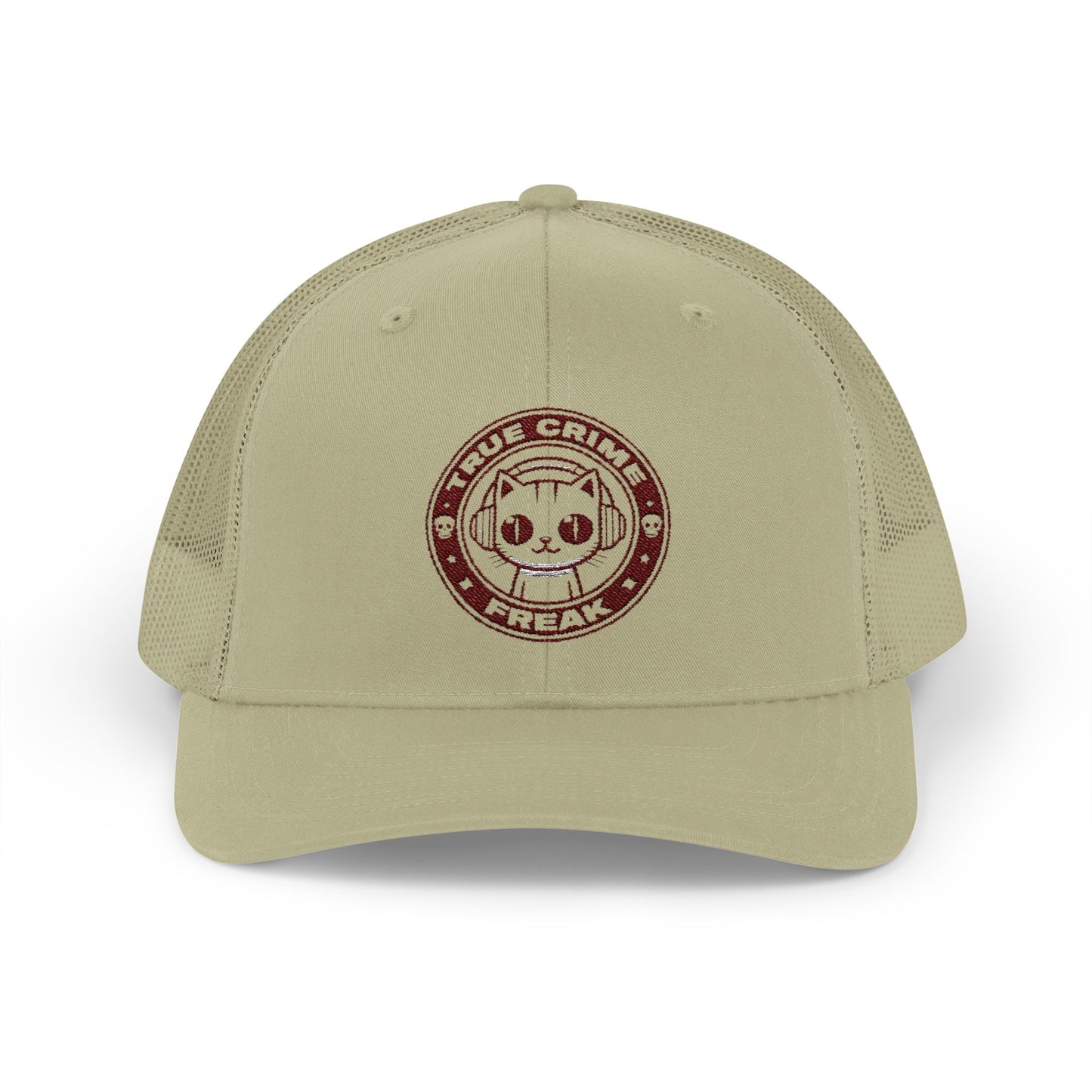 Trucker Cap — Cute Cat Circle Patch Snapback