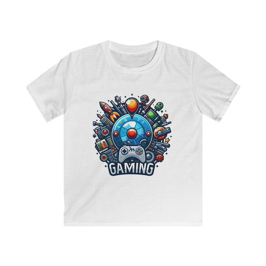 Gaming Adventure Kids Tee, Fun Tee for Young Gamers, Birthday Gift for Boys & Girls, Unique Gaming Apparel, Playful T-Shirt for Kids