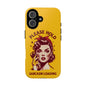 Phone Case - "Please Hold, Sarcasm Loading" Retro Pin-Up Tough Case