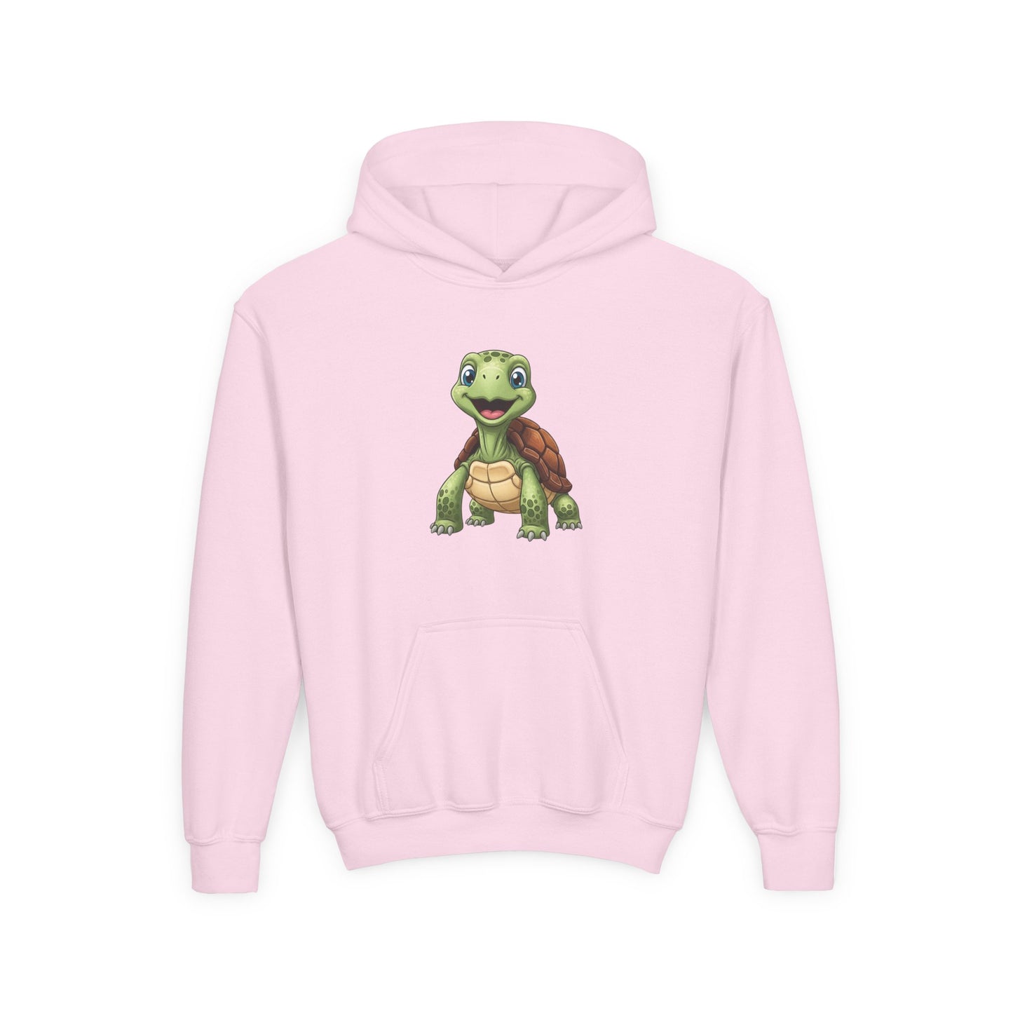 Kids Cute Turtle Hoodie - Playful Juvenile Turtle Graphic Sweatshirt