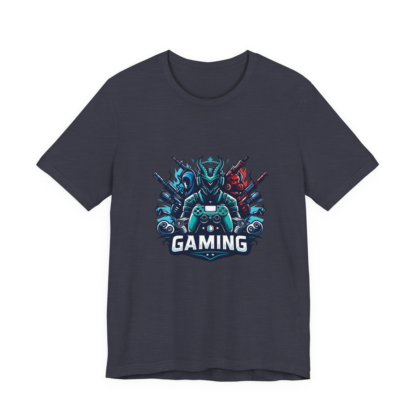 Gaming Controller Emblem Tee — Esports Gamer Graphic T-Shirt