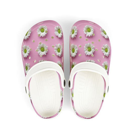 Kids' Floral Clogs, Fun Garden Style Footwear, Perfect for Summer Play, Birthday Gifts, Outdoor Adventures, Easy Slip-On Design