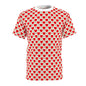 Allover Red Heart Pattern Tee – Valentine’s Day Cut & Sew Shirt