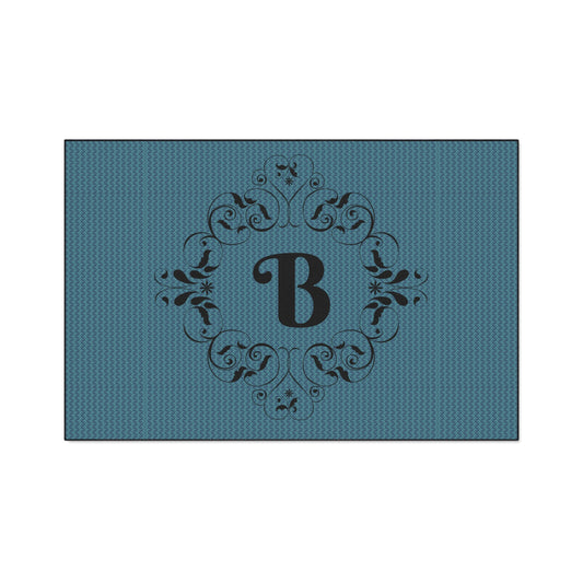 Heavy-Duty Floor Mat — Durable Non-Slip Garage & Workshop Rug - Letter B