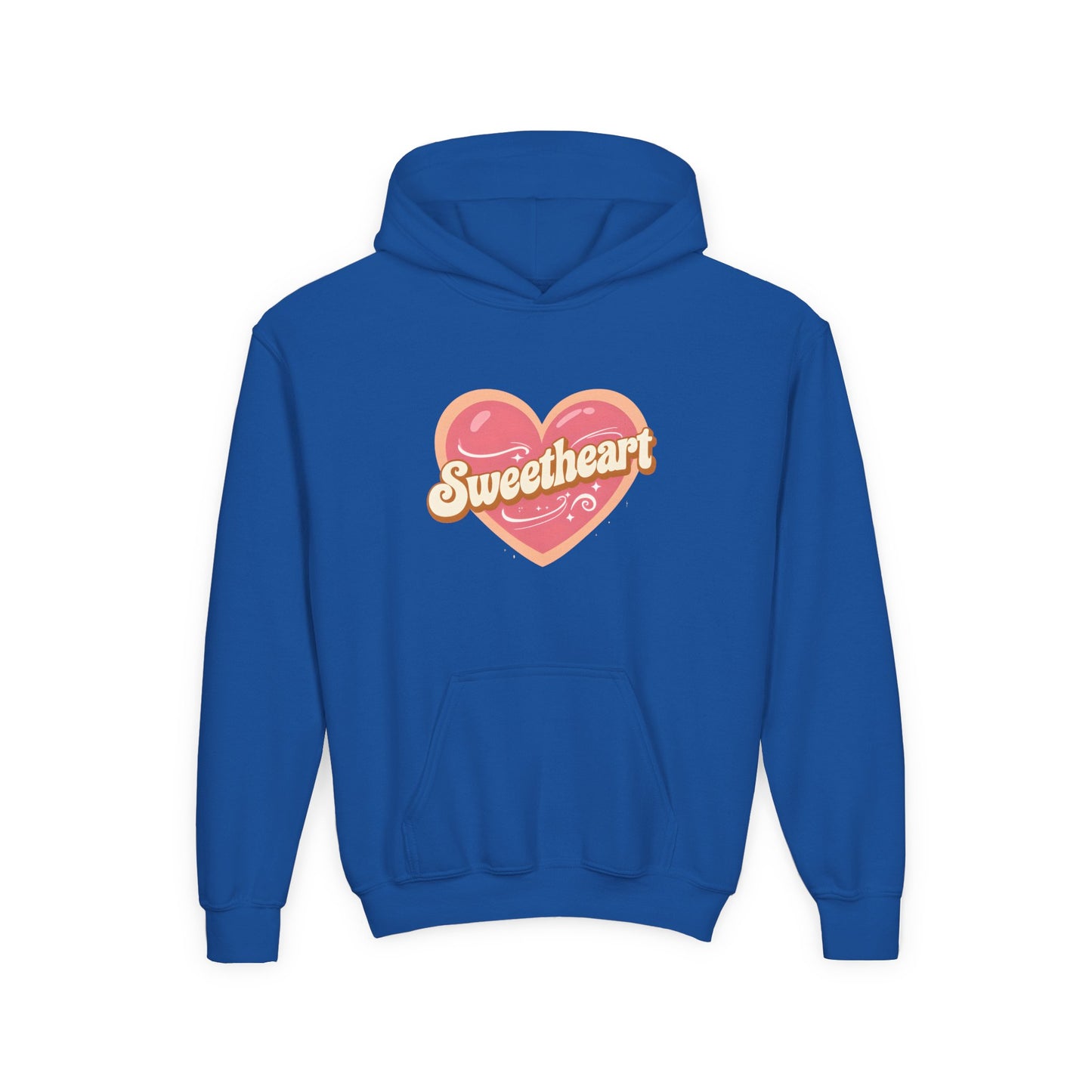 Sweetheart Heart Graphic Hoodie | Youth sweatshirt