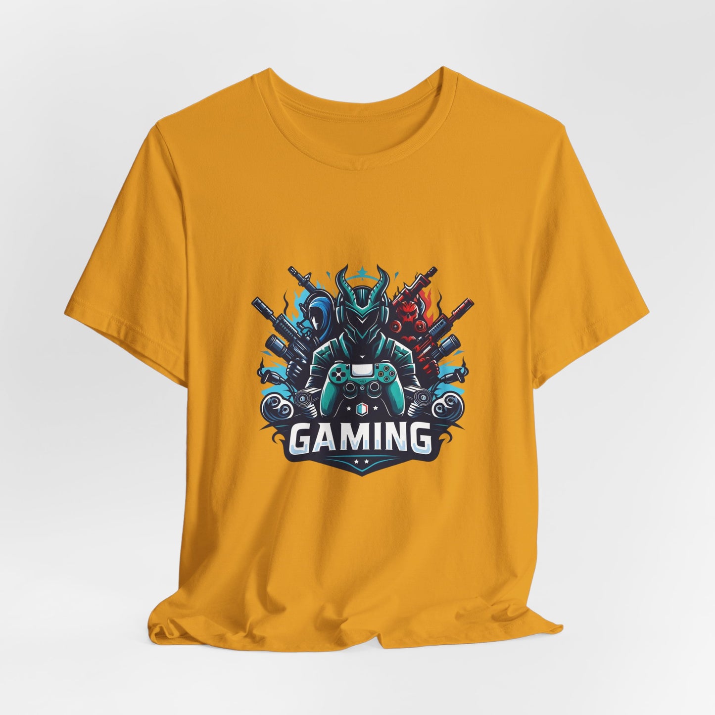Gaming Controller Emblem Tee — Esports Gamer Graphic T-Shirt