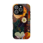 Floral Pansy Tough Phone Case — Vintage Botanical Protection