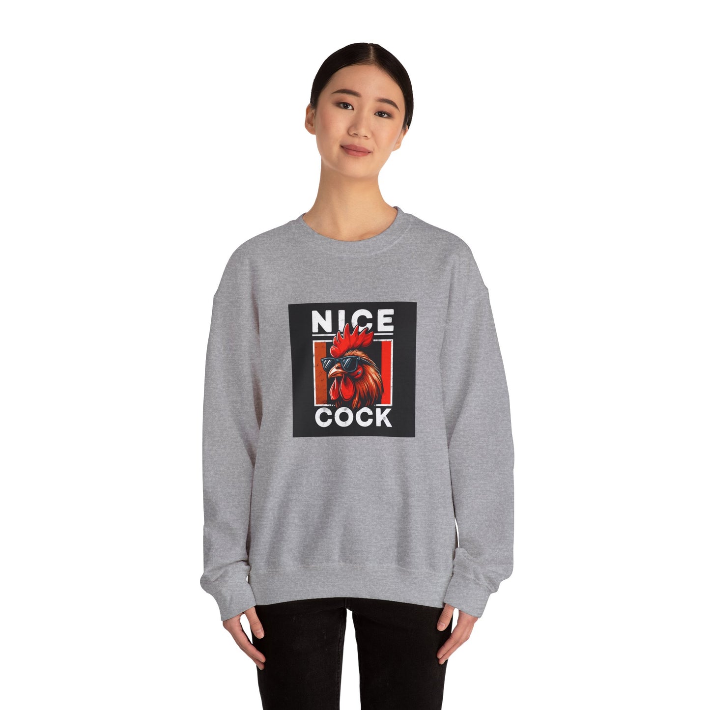 Nice Cock Rooster Crewneck Sweatshirt