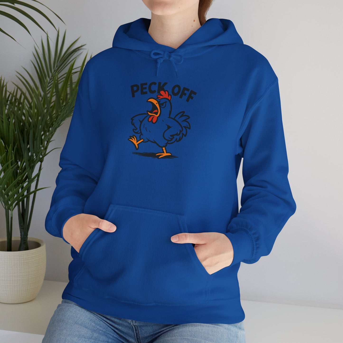 Peck Off Chicken Hoodie – Funny Graphic Poultry Sweatshirt