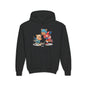 Youth Hockey Hoodie - Cute Kids Ice Hockey Players Pullover (Add Name)