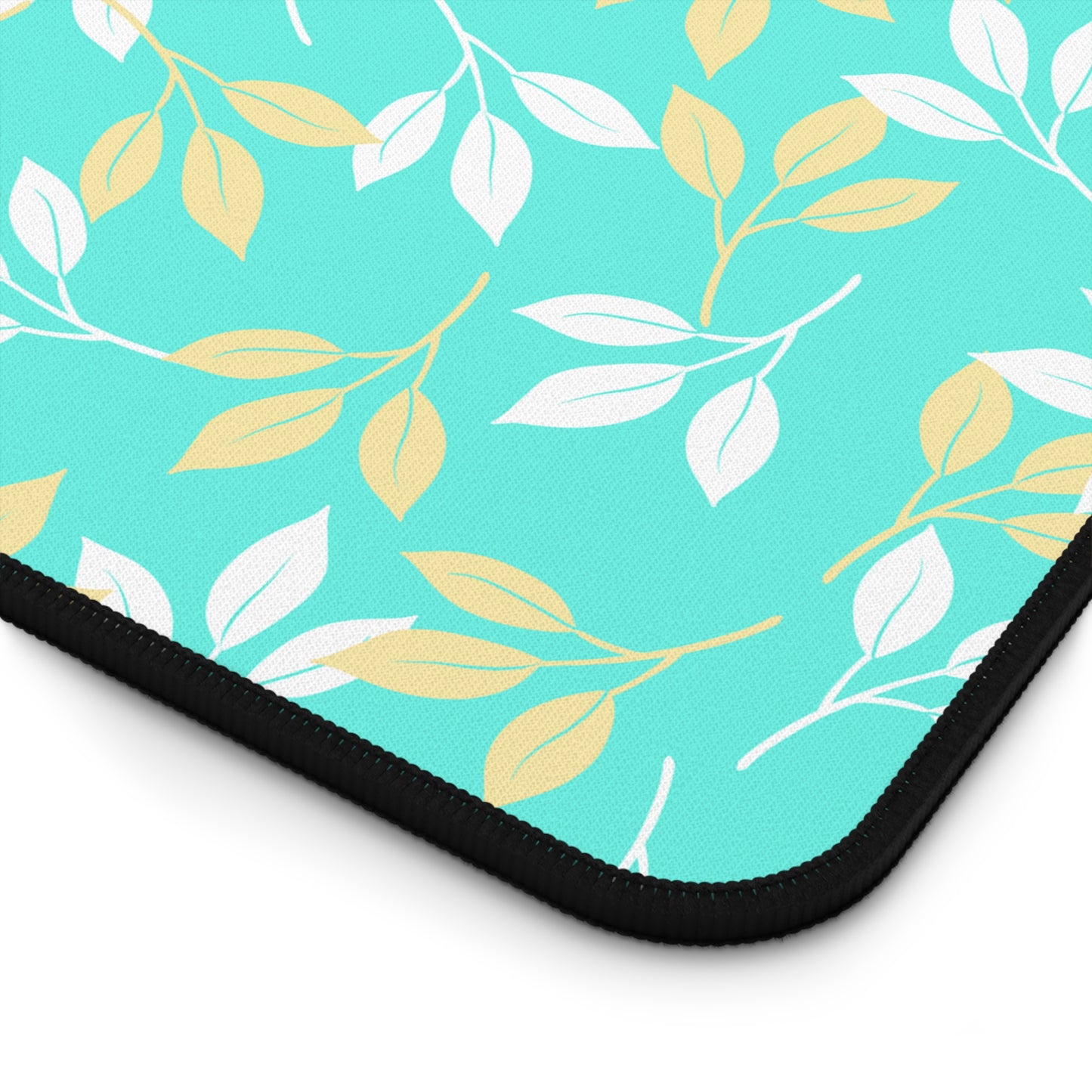 Botanical Desk Mat for Home Office, Leafy Desk Pad, Cute Work Accessory, Floral Mouse Mat, Gift for Students, Greenery Decor