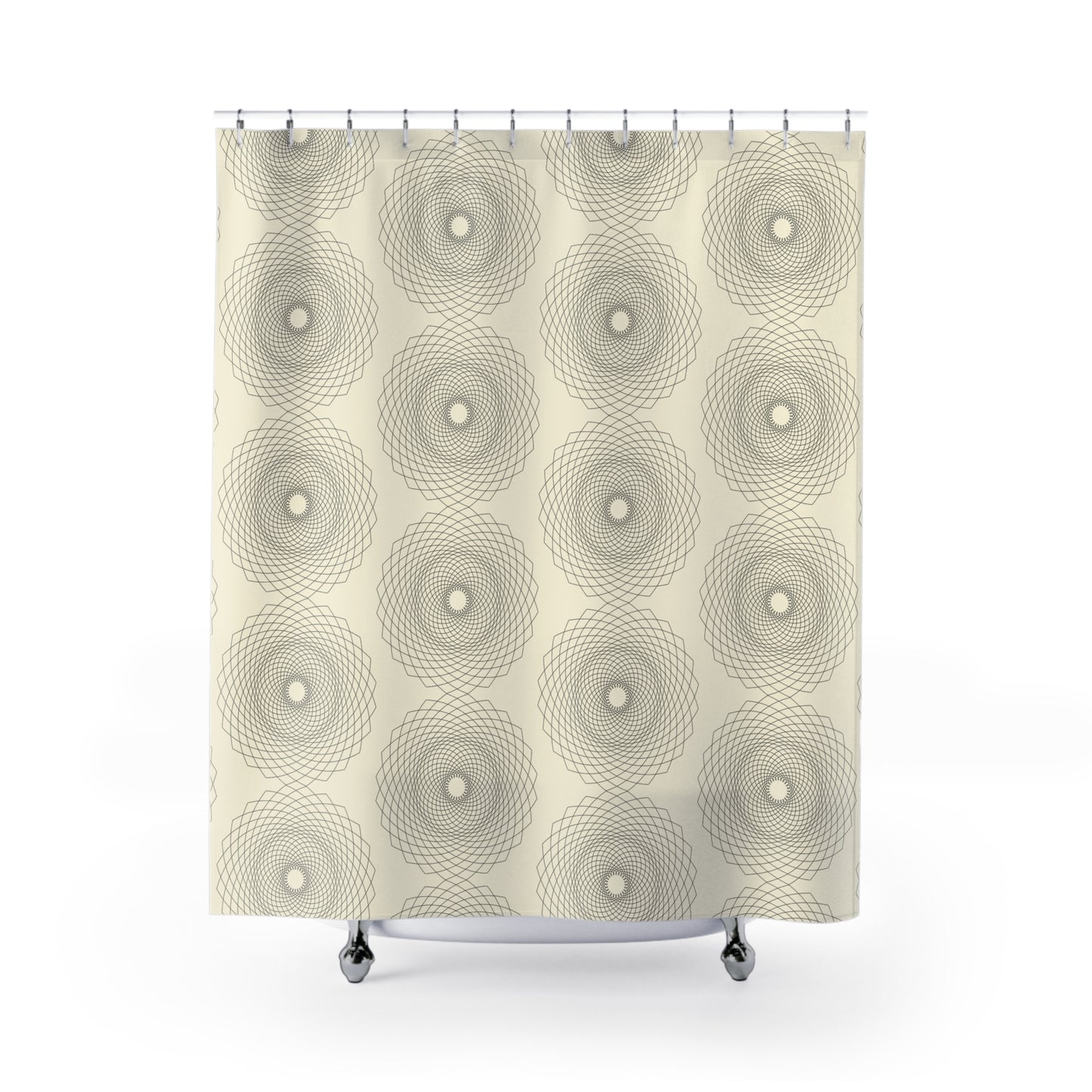 Abstract Geometric Shower Curtain