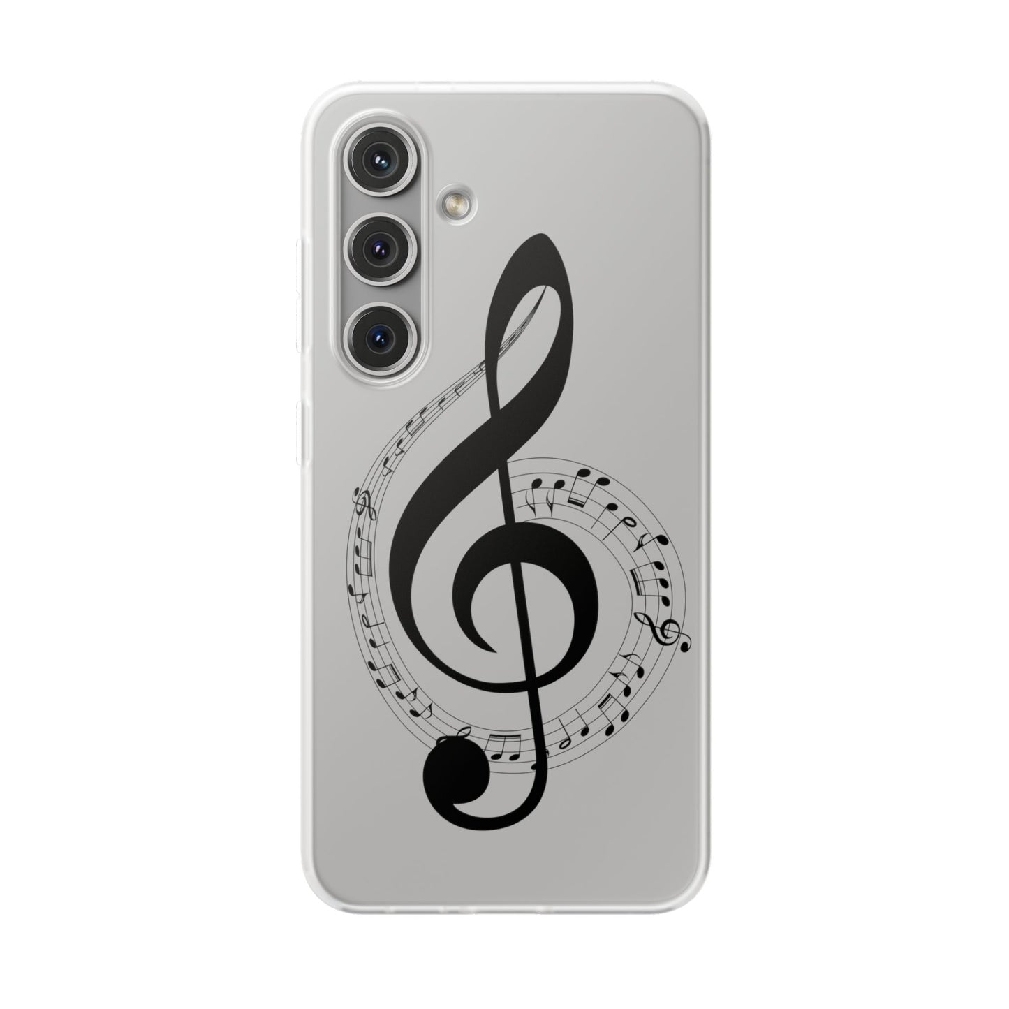 Phone Case — Musical Treble Clef Design