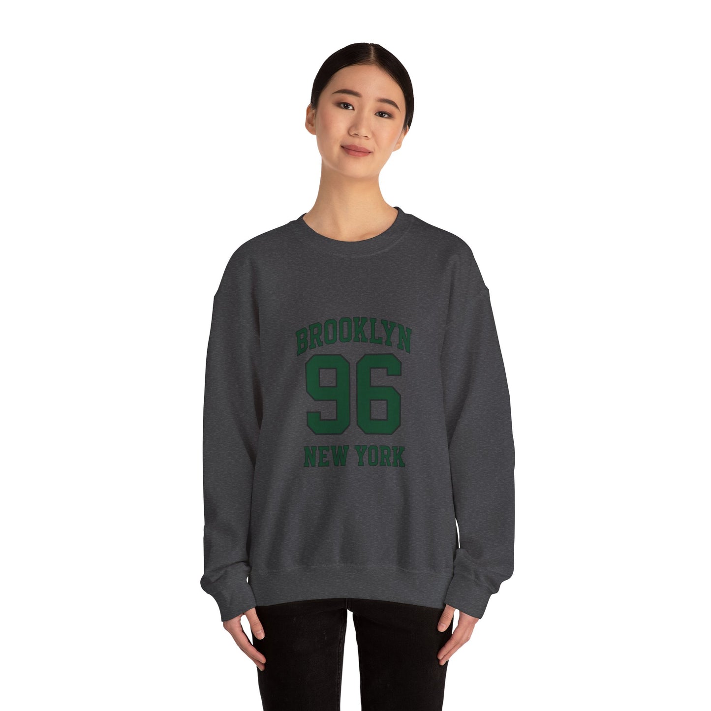 Crewneck Sweatshirt - Brooklyn 96 New York Vintage Athletic Pullover