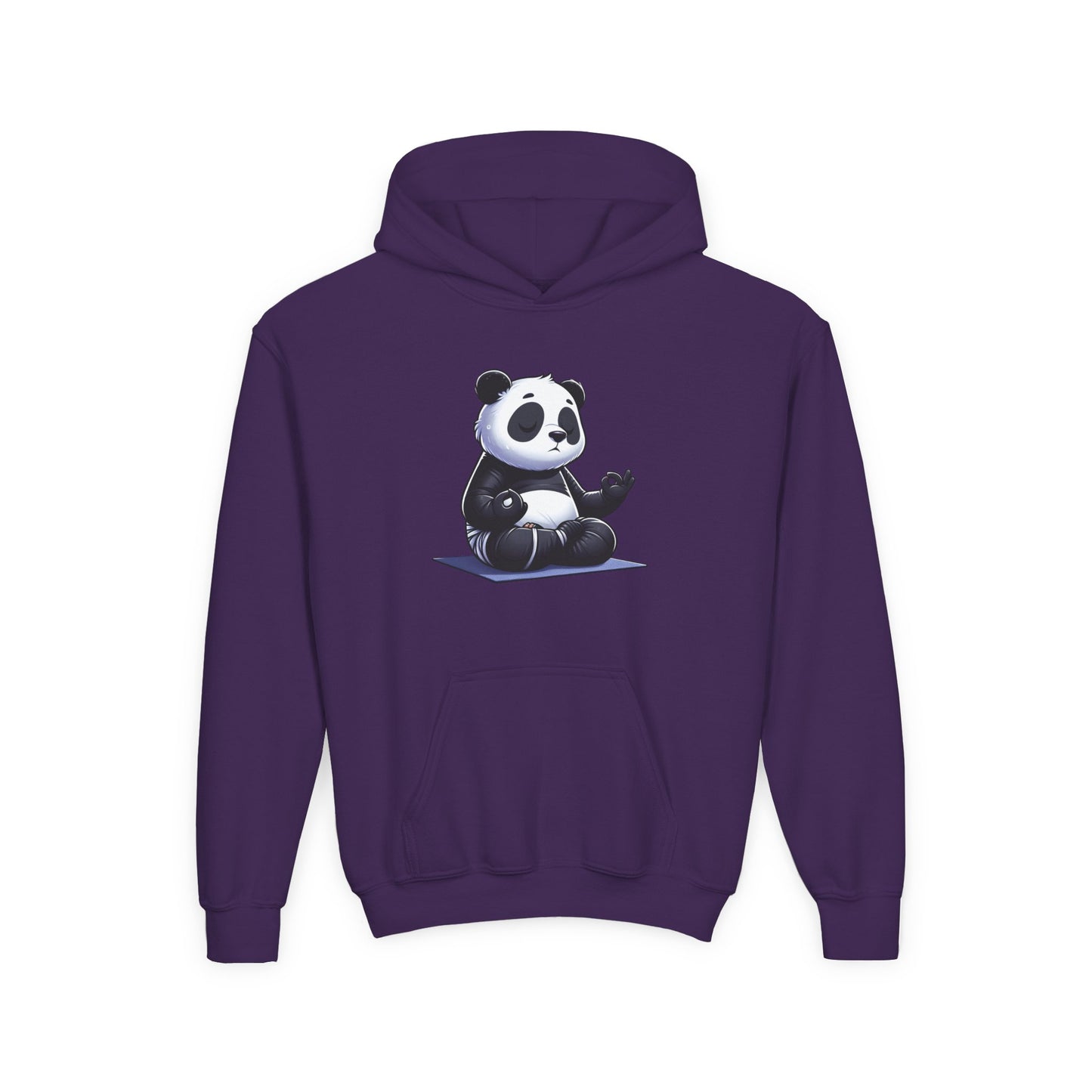 Kids Panda Yoga Hoodie — Cute Meditating Panda Sweatshirt for Children