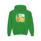 Kids Tropical Fruit Hoodie — Cute Pineapple, Banana & Orange Graphic Sweatshirt