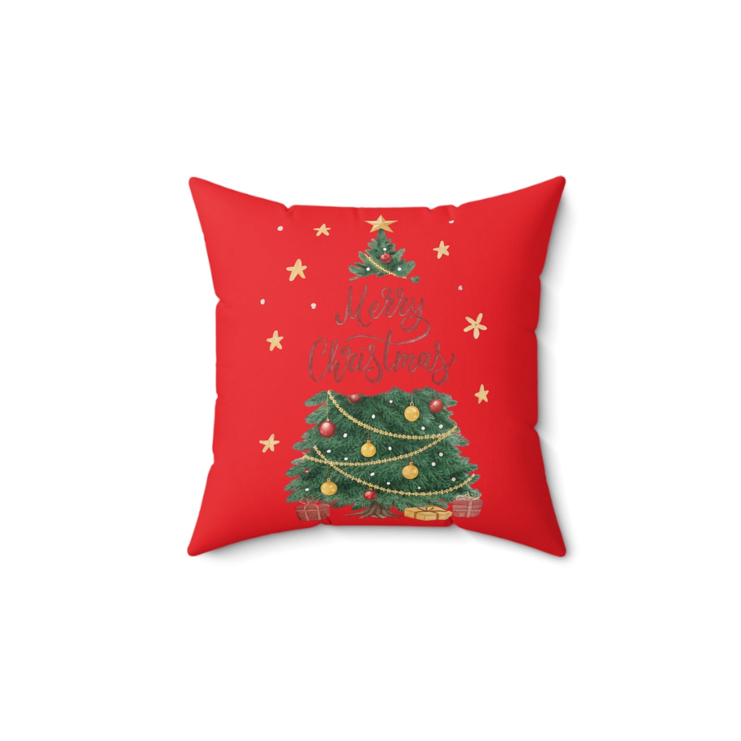 Christmas Tree Pillow, Festive Home Decor, Holiday Decoration, Cozy Couch Cushion, Merry Christmas Gift