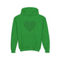 Youth Hoodie — Dotted Heart Graphic Pullover