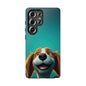 Happy Dog Phone Case — Cute Cartoon Puppy Protective Phone Cover