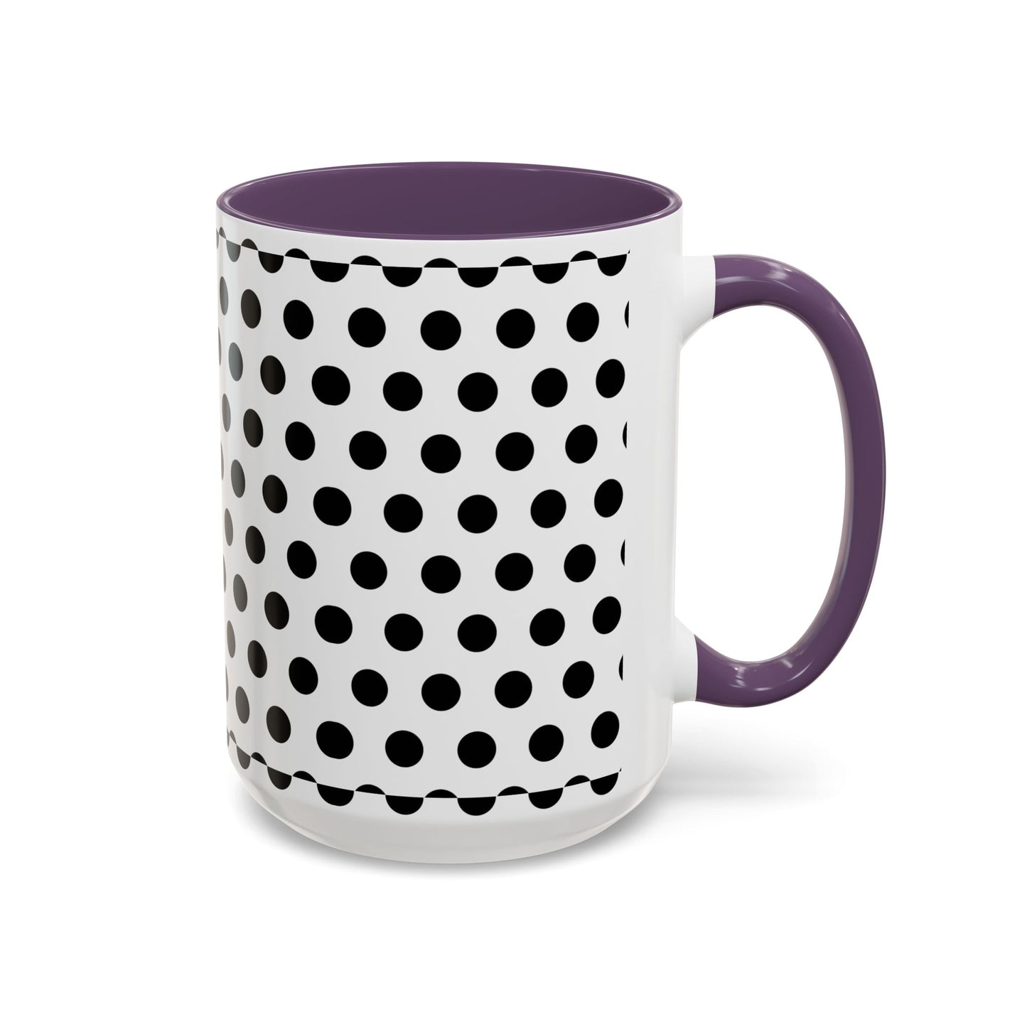 Elegant Polka Dot Mug - Stylish Coffee Cup for Home, Office, Gift for Birthdays, Anniversaries, Holidays, Unique Drinkware