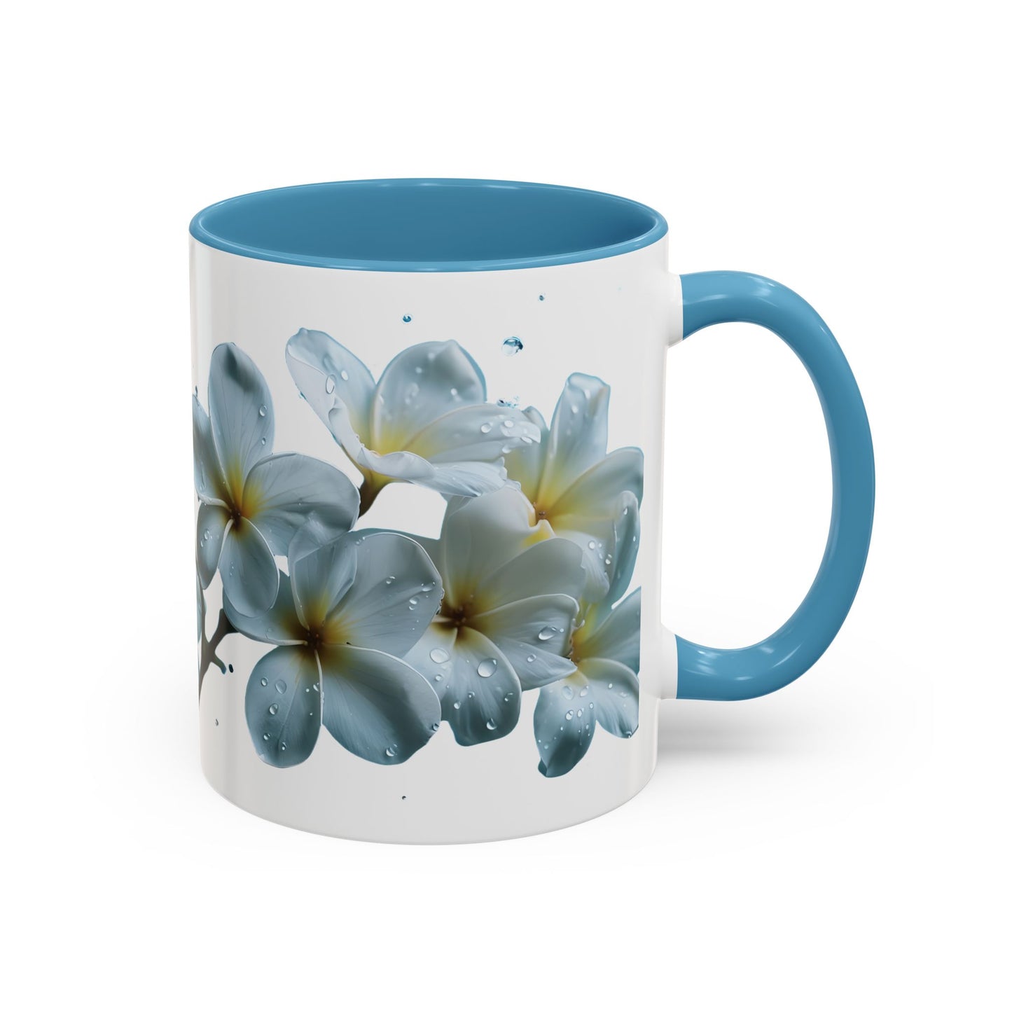 Floral Accent Coffee Mug