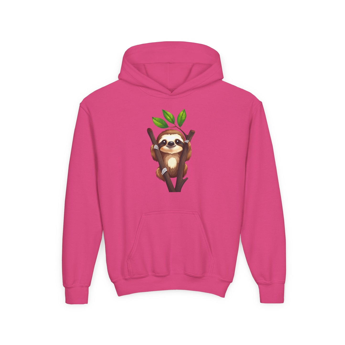 Cute Sloth on Branch Hoodie | Kids Sweatshirt
