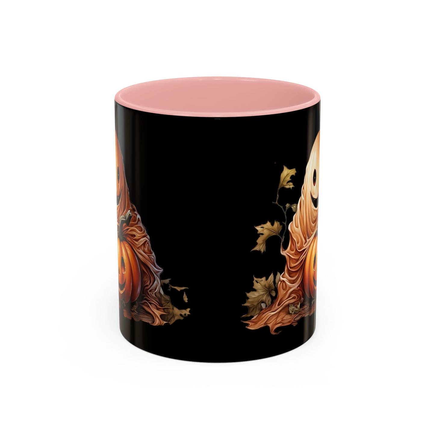 Halloween Ghost Pumpkin Coffee Mug, Spooky Drinkware, Fall Decor, Halloween Gift, Pumpkin Spice Lover's Mug