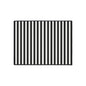 Black & White Striped Heavy Duty Floor Mat — Durable Entrance Rug for Home, Office & Garage