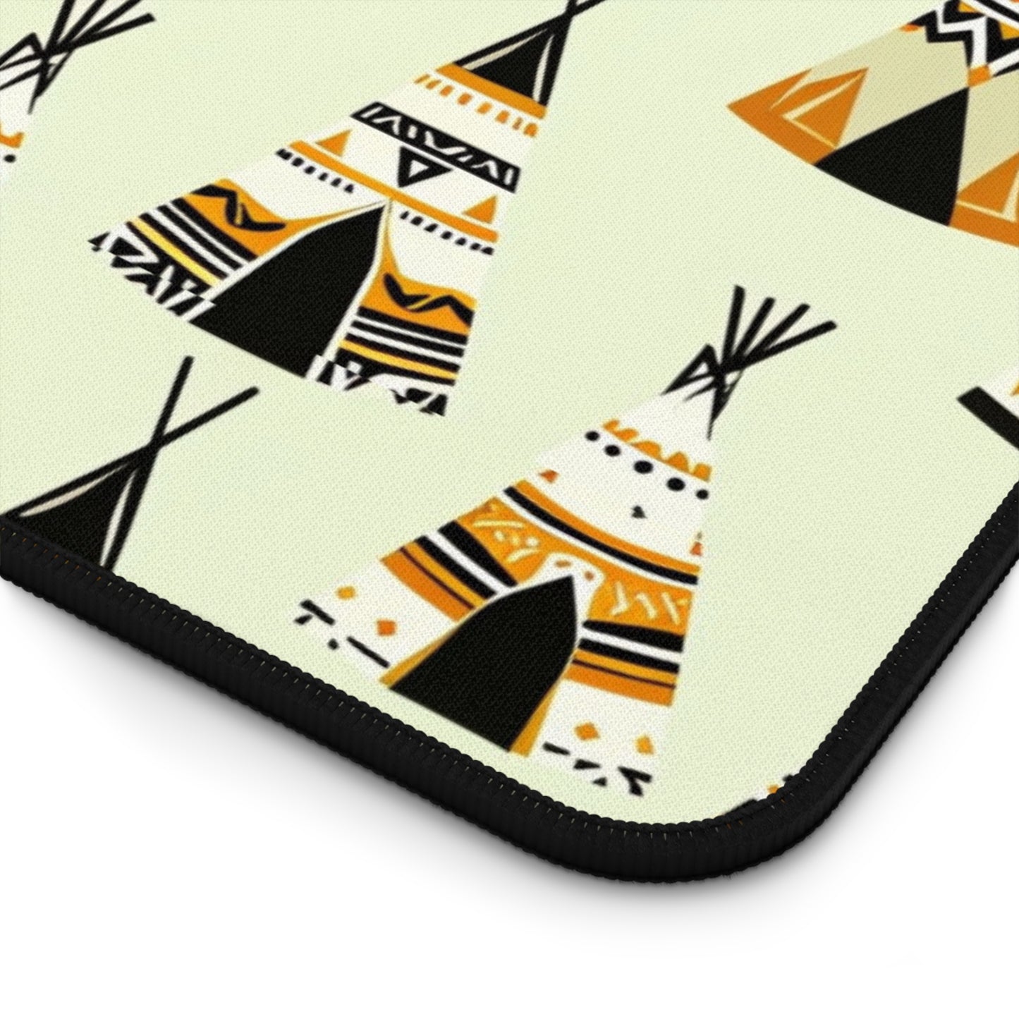 Tribal Teepee Desk Mat - Bohemian Workstation Decor